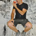 Portrait of artist Paul Robinson in CAKE