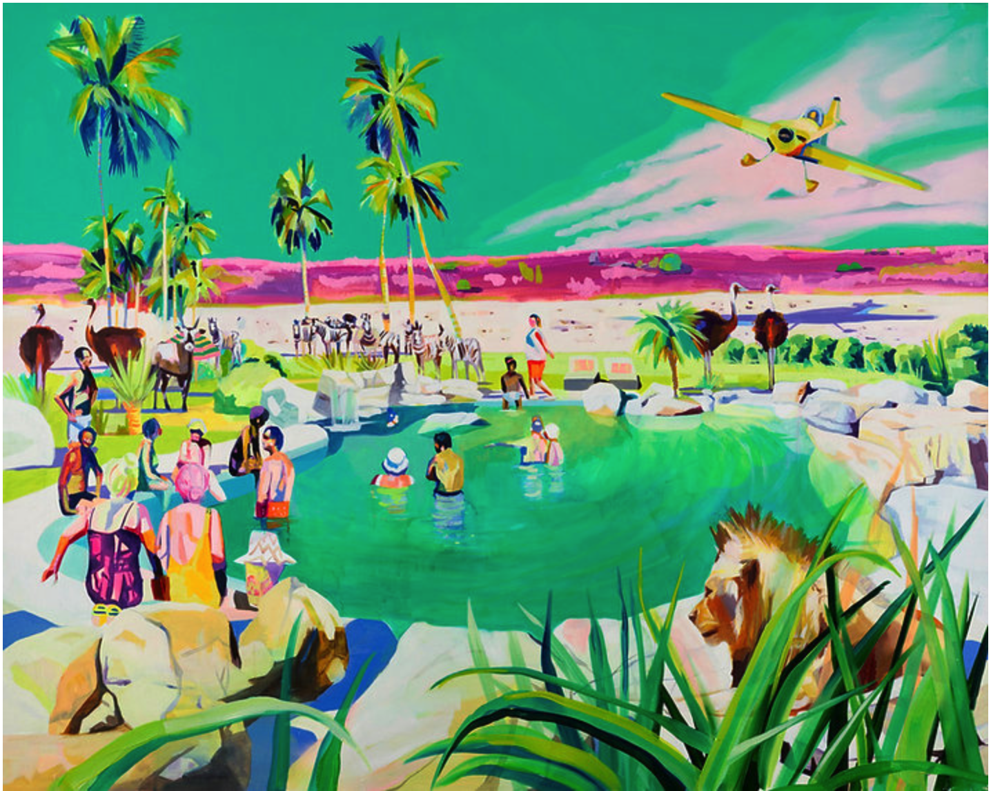 Watering Hole by Ruth Mulvie, C-A-K-E Contemporary art keen Enthusiast art gallery